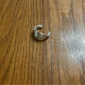 adjustable silver ring